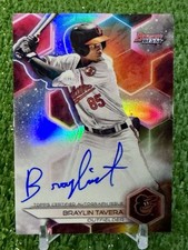 2023 Bowman's Best Braylin Tavera Refractor On Card Auto #B23-BT Rookie RC