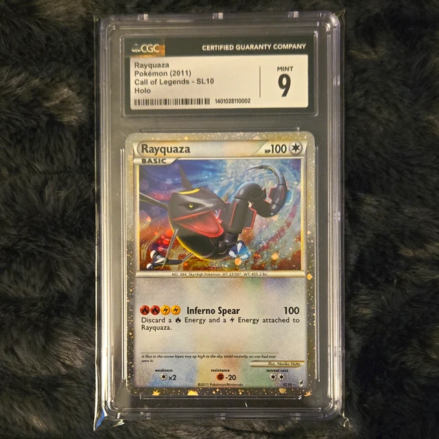 Rayquaza Call of Legends SL10 Holo CGC 9 Graded Pokemon 2011