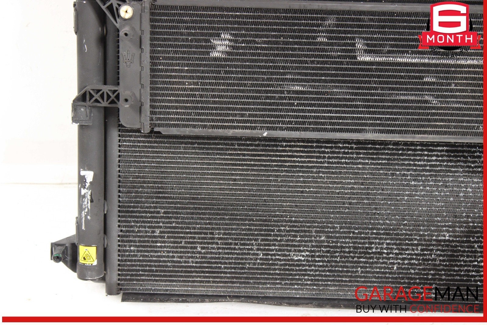 14-22 Maserati Ghibli Quattroporte Water Cooling Radiator A/C Condenser Assy OEM
