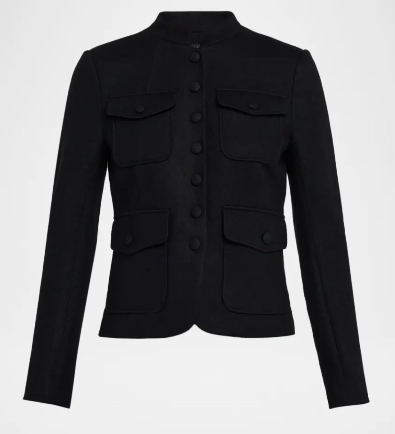 NWT Rag & Bone Mercer Black Wool Military Blazer Jacket Size 0 $598 Retail