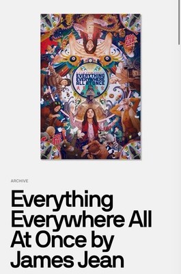 James Jean Everything Everywhere All at Once Poster A24 ONLY 1000 MADE O G2U