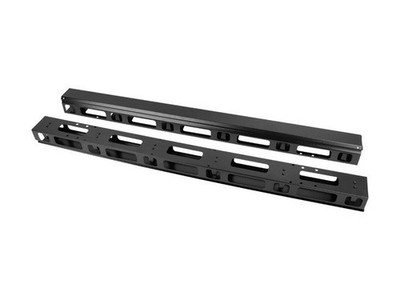 5901969440317 Vertical cable organizer for standing cabinets, 2 pieces, black LA