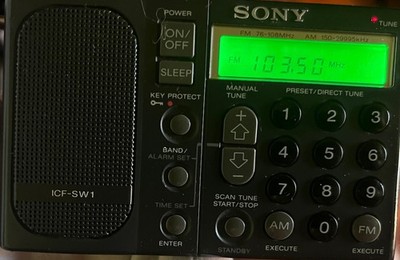 ICF-SW1 Sony Shortwave Upgraded
