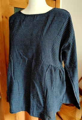  ꧖ Dunkelblaue Bluse von Zanzea ꧖ Größe L  ꧖  Baumwolle