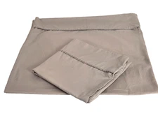 Kirkland Signature Sateen KING Pillowcases 540 TC 20"X39" Gray  Set of 2