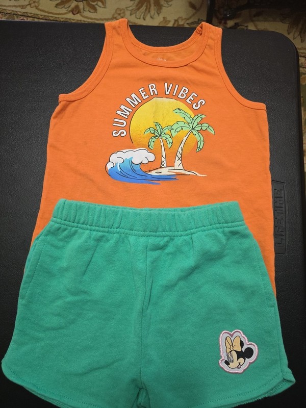 Girls Sz 4 Summer Vibes To And Short Outfit