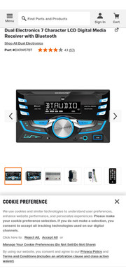 car dual digital media receiver bluetooth and front panel 3.5 mm and usb