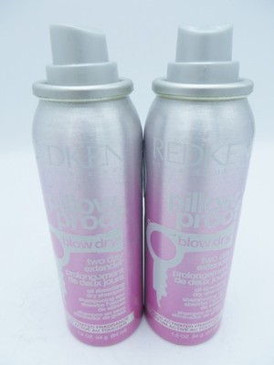 REDKEN PILLOW PROOF BLOW DRY TWO DAY EXTENDER DRY SHAMPOO 1.2 oz X 2 Scuffed!
