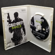 Wii Nintendo Call Of Duty MW3 Modern Warfare 3 Video Game Complete w/Manual 2011