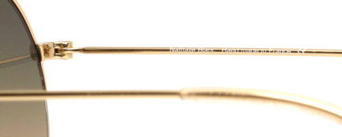 NATHALIE BLANC Hermes 226 Gold Pale Womens Round Gradient Sunglasses 49-19-142 - Picture 12 of 15