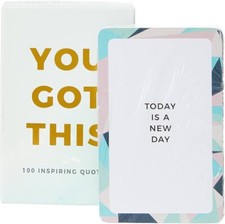 Gift Republic You Got This 100 Inspiring Quote Cards Multicolor