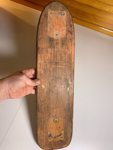 Skateboard skateboard legno legno vintage primi anni 50 50 60 SOLO MAZZO - Foto 3 di 10