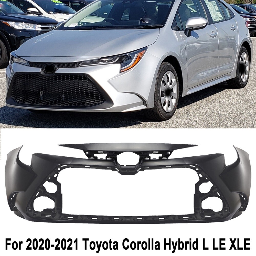 Front Bumper Cover for 2020-2024 Toyota Corolla Hybrid LE XLE