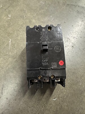 GE TEY350 50 Amp 480/277 VAC 3 Pole Type TEY Bolt on Breaker - TESTED