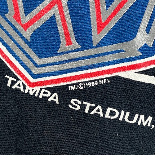 Vintage Buffalo Bills Sweatshirt Herren XL schwarz 1990 AFC Champs Super Bowl XXV - Bild 3 von 9