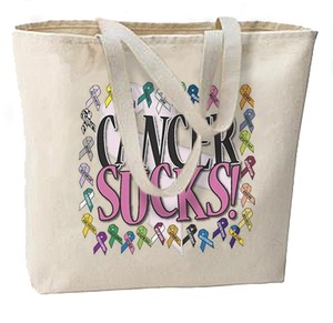 Details About Cancer S Ribbon Colors New Large Canvas Tote Bag Events Gifts