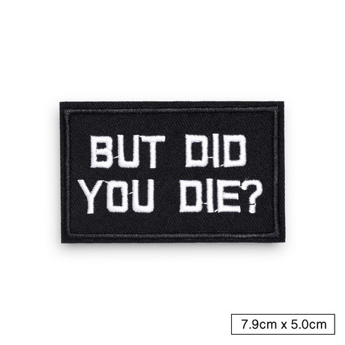 Biker Motorcycle Patches Words Slogan Embroidered Iron on Fabric Badge Sticker - Bild 63 von 64