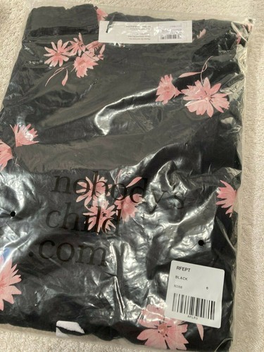 Nobodys Child Womens Pink & Black Floral Hallie Mini Dress Size UK 6 - Picture 12 of 12