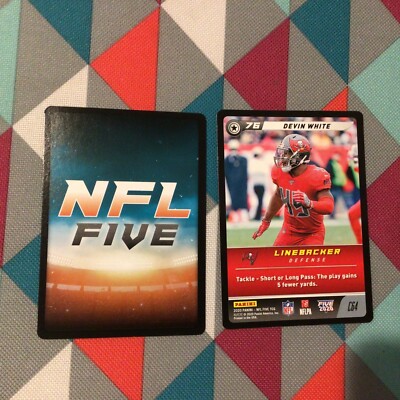 Devin White #C64 Buccaneers common Base 2020 Panini Edition NFL five TCG