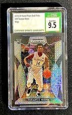 TERANCE MANN #49 DRAFT PICK MOJO PRIZM CSG 9.5 GEM MINT SSP /49 PRIZM G2983