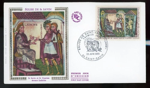 FRANCE 19769 FIRST DAY COVER, EGLISE DE ST. SAVIN !! J16