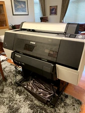 Epson Stylus Pro 7890 Printer with SpectroProofer(by x-rite), partially filled