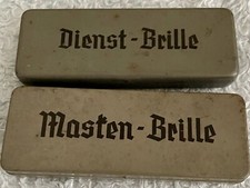 1x Dienst Brille + 1x Masken Brille Wehrmacht Vintage 