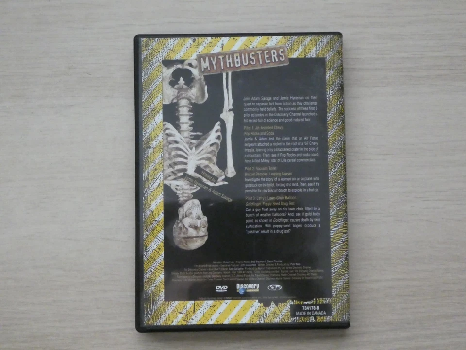 Mythbusters DVD First Three Pilot Issues Discovery Channel - Image 4 of 4