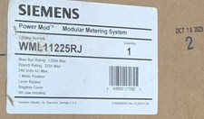 Siemens WML11225RJ LEVER BYPASS RINGLESS 1200A 225 Amp 1ph Meter Socket