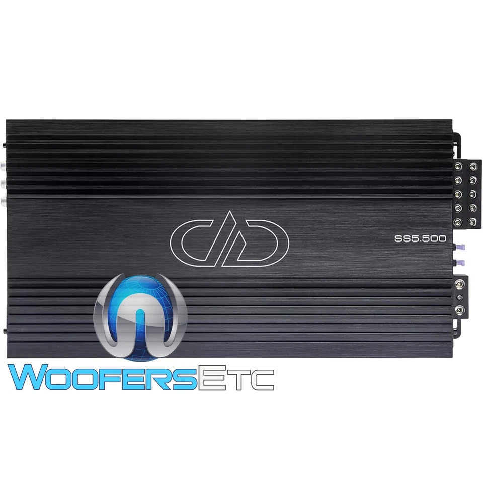 AMPLIFICADOR SUBWOOFER DD AUDIO SS5.500 5 CANALES 980W RMS CLASE AB + D Foto 2 de 4