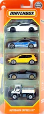 2022 Matchbox Autobahn Express III 5-Pack | Porsche | Volkswagen | BMW | Unimog