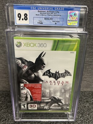 Batman Arkham City Xbox 360 Early Access DLC Graded WATA 9.8 A+ New Sealed  