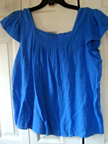 Damen Studio West Top blau Größe Medium neu mit Etikett - Bild 2 von 2