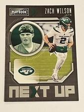 2021 Panini Playbook Football Next Up - Zach Wilson RC - New York Jets
