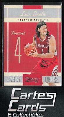 Luis Scola 2010-11 Panini Classics #16 Timeless Tributes Silver Rockets 196/250