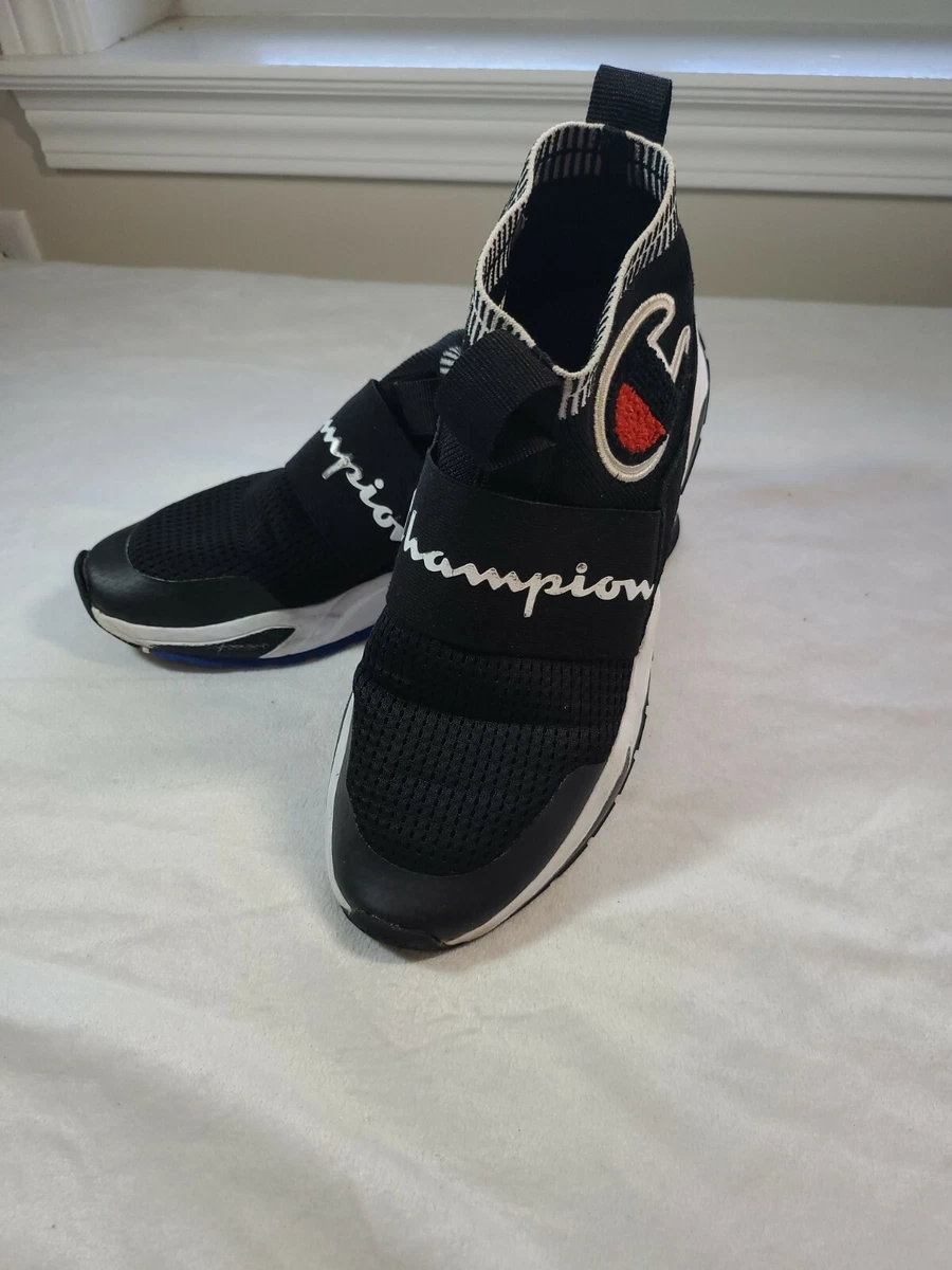 Champion Men s Rally Fashion Pro Lifestyle High Top Shoes Sneakers Black Sz 5.5