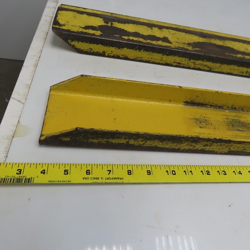 40" x 4"x 1-1/2" Tall Stacker Walkie Fork Extensions 1 Pair Lot of 2 - Picture 4 of 9