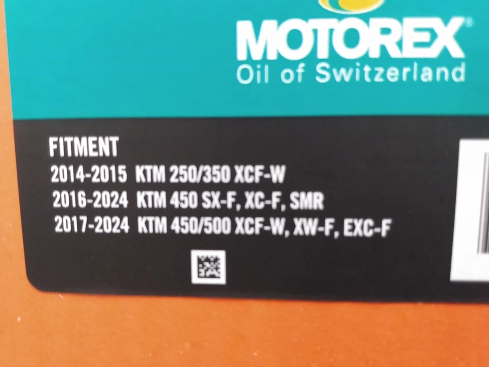 KIT CAMBIO ACEITE SINTÉTICO COMPLETO KTM MOTOREX OEM 1.2 L 10W/50 POWER SYNT U6921041 Foto 4 de 4