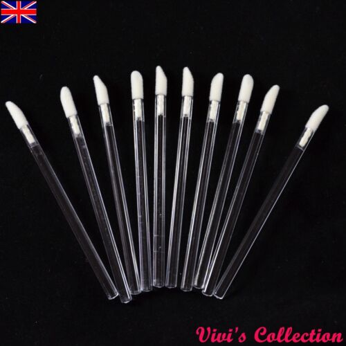 Disposable Lip Brush Gloss Wands Applicator Lipstick Makeup Tool Cosmetic UK - Picture 1 of 2