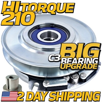 BIGBearing HiTorque 210ftlb PTO Clutch 103-6590 for Toro Z Master Z500 Z528 Z553