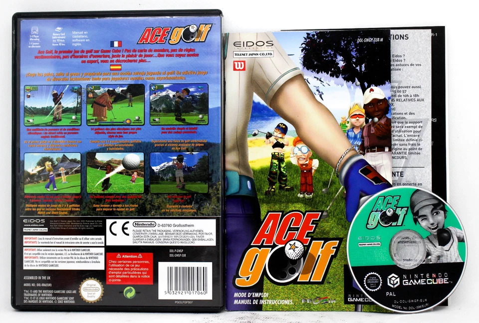 ACE GOLF - NINTENDO GAMECUBE GC GAME CUBE - PAL ESPAÑA - Imagen 2 de 2