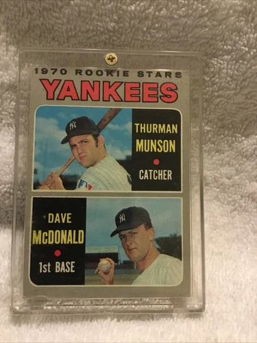 1970 Topps 1970 RC Thurman Munson, Dave McDonald #189 New York Yankees