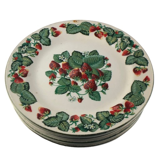 COW MADNESS PLATES SET OF 4 10.5"