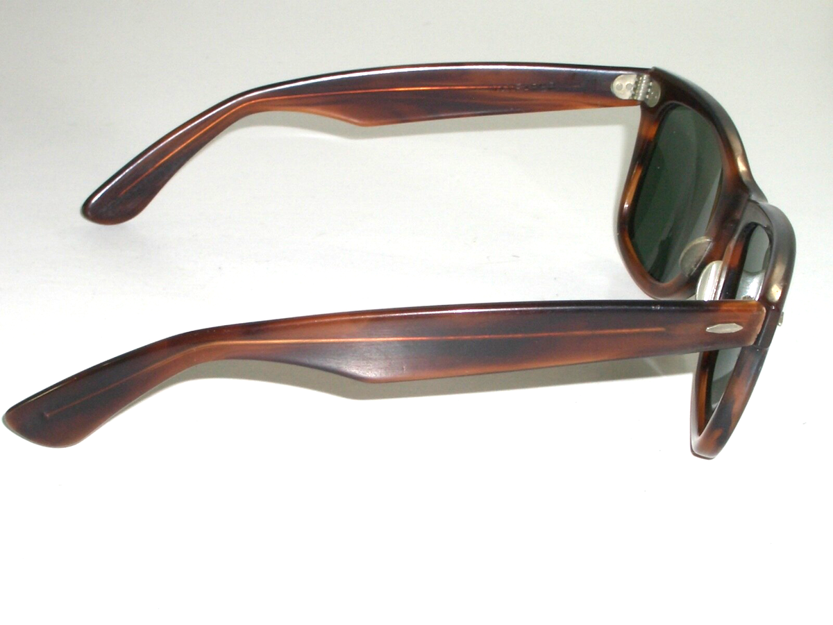Vintage B&l Ray-Ban L2052 Xqas G15 UV Mock Tortoise Wayfarer 5022