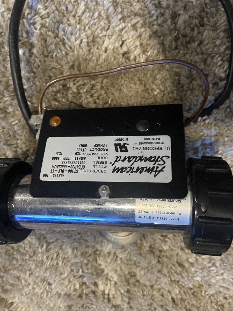 American Standard whirlpool bathtub Heater Ez Install Cfb4p30