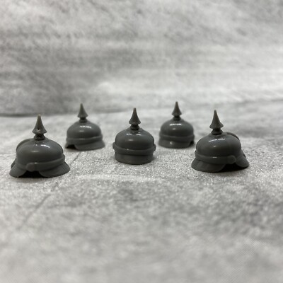 5pack Prussian Helmet Picklehelm Block  Accessory for Minifigures B17070