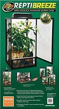 Zoo Med ReptiBreeze Open Air Screen Cage, Medium, 16 x 16 x 30-Inches