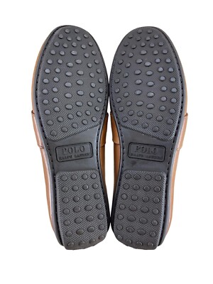 Polo Ralph Lauren Brown Reynold Driver Loafers Size 7.5 D | eBay