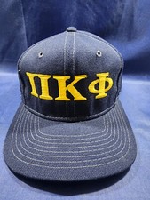 Vintage Sports Specialties Pi Kappa Phi Hat Blue Greek Letters Fitted Size 7 1/8