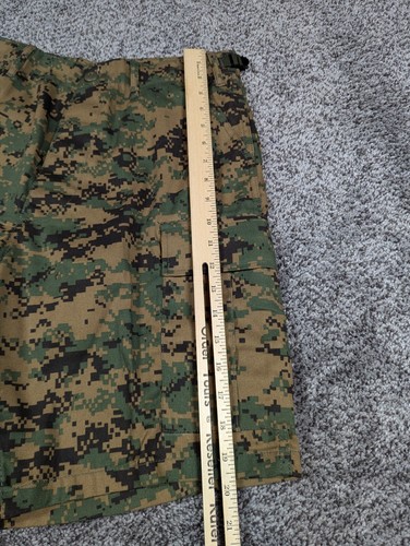Rothco BDU Shorts Men Small Digital Tiger Camo Military Gorpcore Button Fly 32x9 - Picture 8 of 11